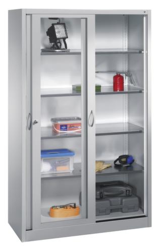 C+P Gereedschapskast ERGO met schuifdeuren met zichtvenster, breedte 1200 mm