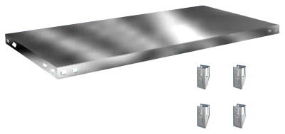 hofe Legbord voor systeemstelling, breedte x diepte 1000 x 500 mm