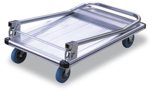 RAPIDLIFT In-/uitklapbare aluminium duwbeugelwagen, draagvermogen 150 kg