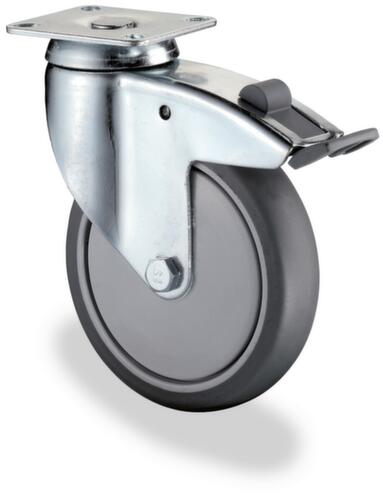 BS-ROLLEN Thermoplastisch apparaatwiel met draadvangkappen