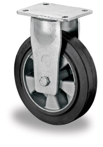 BS-ROLLEN Elastisch massief rubberen zwaarlastwiel tot 450 kg draagvermogen