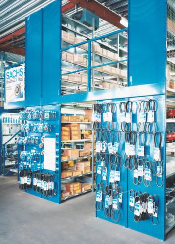 META Systeeminhaakstelling CLIP, hoogte x breedte x diepte 2000 x 1356 x 436 mm, 5 legborden