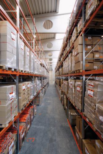 META Palletstelling MULTIPAL voor 4 pallets, 1825 mm breed, 4 opslagniveaus