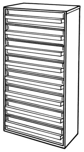 Treston Transparante magazijnbak voor magazijnstandaard