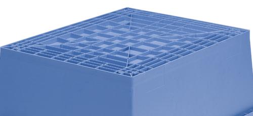 BITO Herbruikbare grootvolumebak met geribbelde bodem, inhoud 158 l