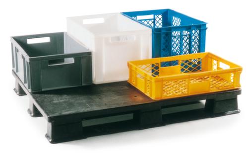 Pallet, PE-regeneraat, lengte x breedte 1200 x 800 mm