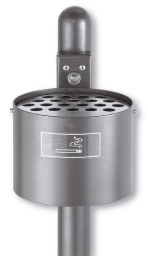 Asbak voor wand- of paalmontage