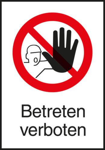 Verbodsbord Verboden te roken