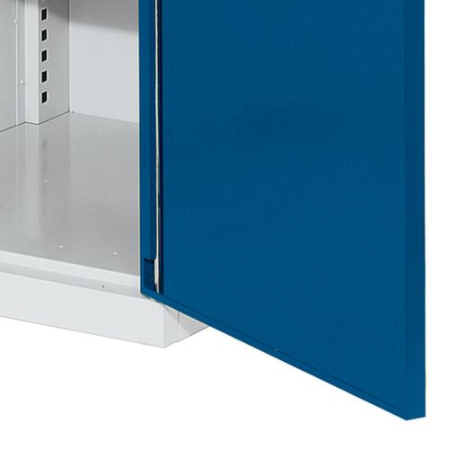 Kappes Verticale kast RasterPlan®, 2 uittrekelementen, RAL7035 lichtgrijs/RAL5010 gentiaanblauw