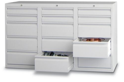 PAVOY Ladekast Basis lichtgrijs met maximaal 34 laden