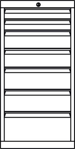 PAVOY Ladekast Basis Plus, 7 lade(n)