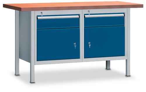 KLW Lutz Werkbank in RAL 7035/5010