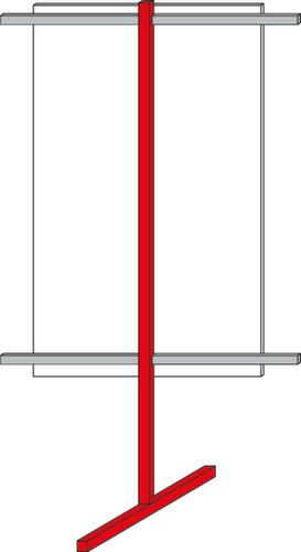 Kappes Middensteun voor RasterPlan® geperforeerde plaat met sleuven