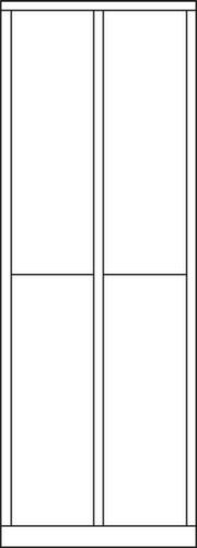 PAVOY Lockersysteem Basis, 4 vakken