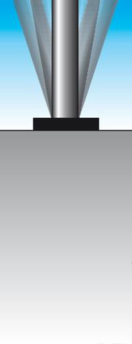 Afzetpaal, hoogte 900 mm, voor vastschroeven