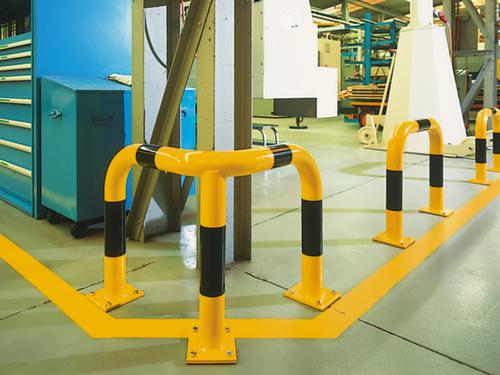 Moravia Aanrijdbeveiligingsbeugel BLACK BULL stalen buis Ø 76 mm, hoogte x breedte 350 x 600 mm