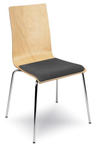 Nowy Styl Houten kuipstoel met 4-voetonderstel