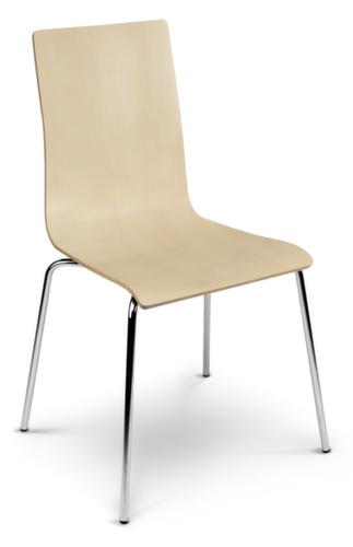 Nowy Styl Houten kuipstoel met 4-voetonderstel