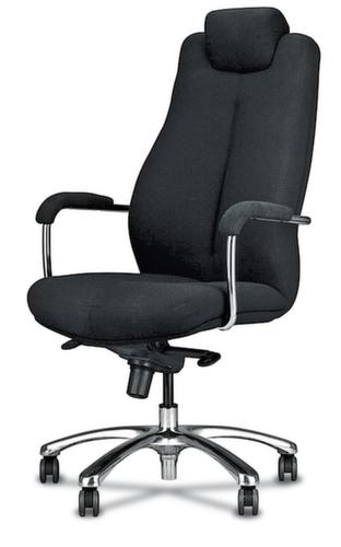 Nowy Styl Zwaarlast-draaistoel Sonata, bekleding stof, zwart