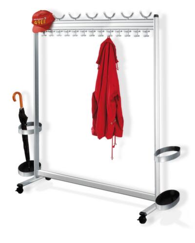 Verrijdbaar garderoberek Multiline van aluminium