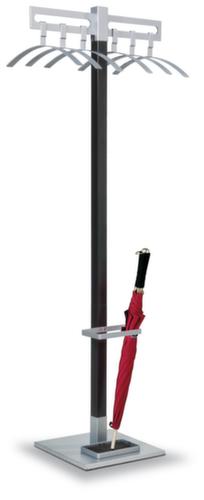 Staande kapstok Montana, zilver/antraciet