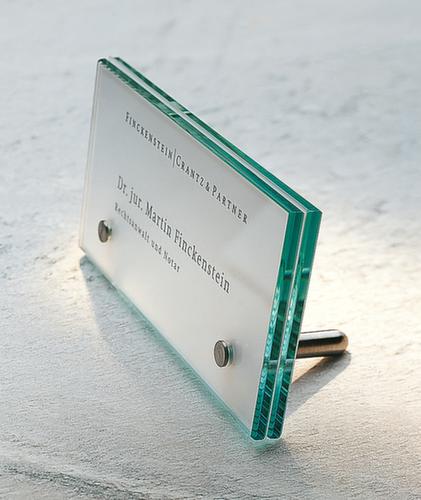 Tafeldisplay CRISTALLO van EVG, liggend formaat 70