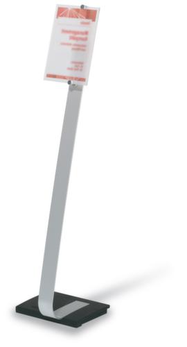 Durable Informatiestandaard van aluminium, hoogte 1180 - 1250 mm