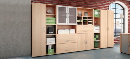 Gera Kast met openslaande deuren Milano, 6 ordnerhoogten, beuken/beuken