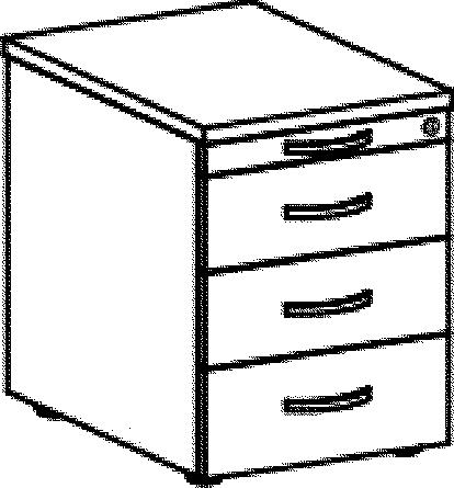 Gera Verrijdbaar ladeblok Pro