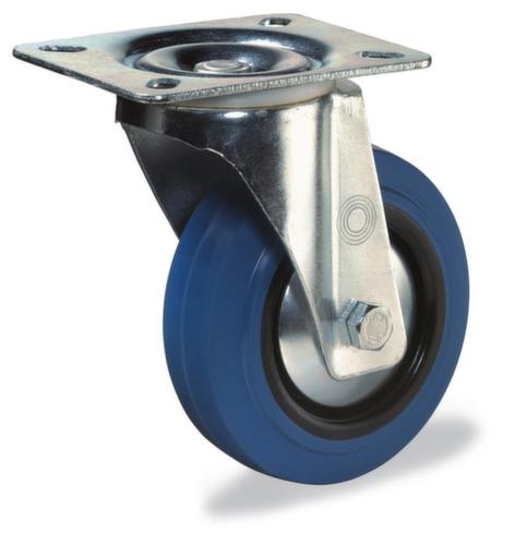 BS-ROLLEN Elastisch massief rubberen wiel