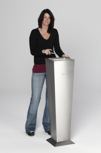 VAR Staande asbak in stompe piramidevorm