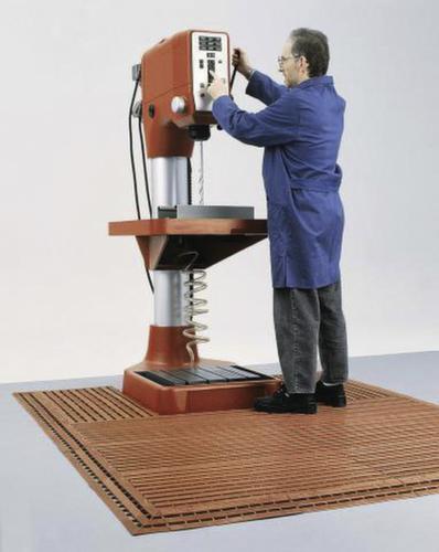 Vloerrooster, hoekelement, lengte x breedte 110 x 110 mm