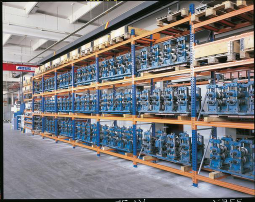 META Palletstelling MULTIPAL voor 12 pallets, 3770 mm breed, 3 opslagniveaus