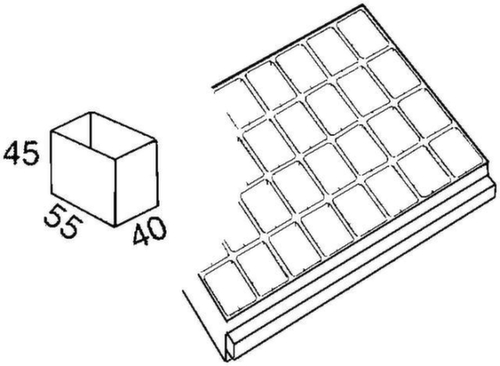 raaco Inzetbak voor magazijnkast