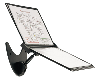 tarifold Systeem met draaibare displaypanelen, met 10 zichtpanelen in DIN A4