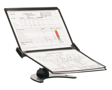 tarifold Systeem met draaibare displaypanelen, met 10 zichtpanelen in DIN A4