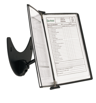 tarifold Systeem met draaibare displaypanelen, met 10 zichtpanelen in DIN A4