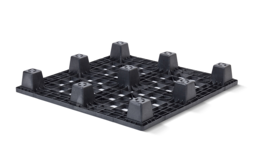 Lichte pallet, PE-regeneraat, lengte x breedte 1200 x 1200 mm