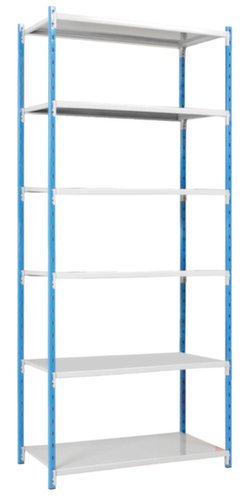 Manorga Inhaakstelling voor tweezijdig gebruik, hoogte x breedte x diepte 2500 x 1220 x 500 mm, 6 legborden