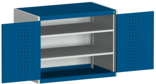 bott Kast met geperforeerde platen cubio, 2 legborden