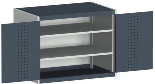 bott Kast met geperforeerde platen cubio, 2 legborden