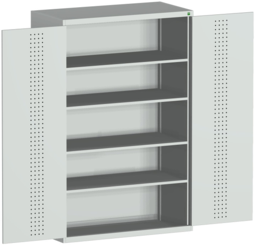 bott Kast met geperforeerde platen cubio, 4 legborden