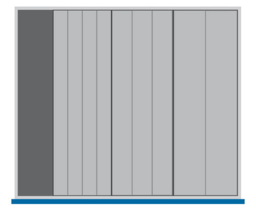 bott Compacte bakken cubio voor ladekast