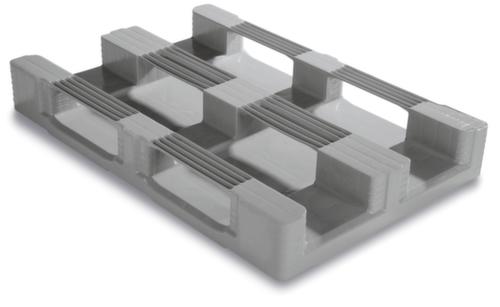 Hygiënepallet Eco TC1 met borgrand, hogedruk polyethyleen, lengte x breedte 1200 x 800 mm