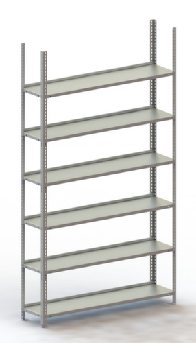 META Schroefstelling voor dossiers, 6 vloer, met corrosiebeschermende zinklaag