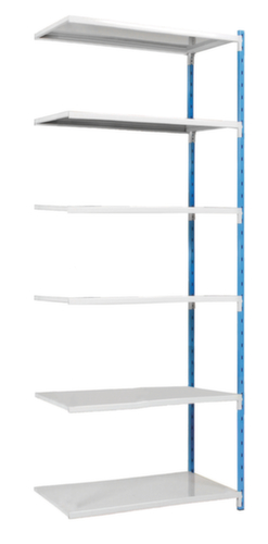 Manorga Inhaakstelling voor tweezijdig gebruik, hoogte x breedte x diepte 2500 x 980 x 600 mm, 6 legborden