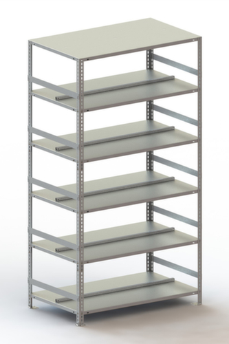 META Inschroefbare vijlplank voor gebruik aan beide zijden, 6 vloer, met corrosiebeschermende zinklaag
