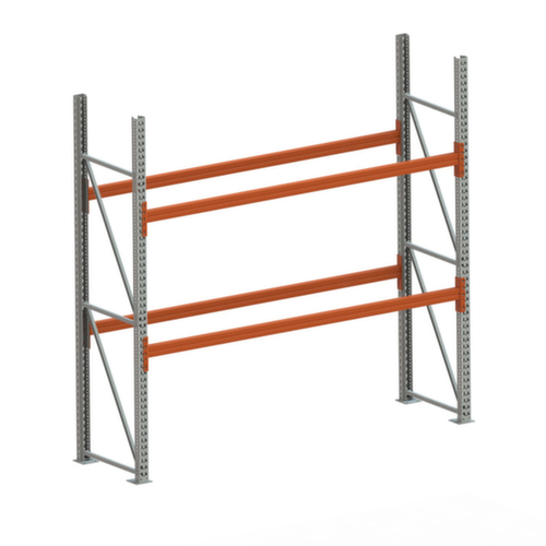 META Palletstelling MULTIPAL voor 6 pallets, 2870 mm breed, 3 opslagniveaus