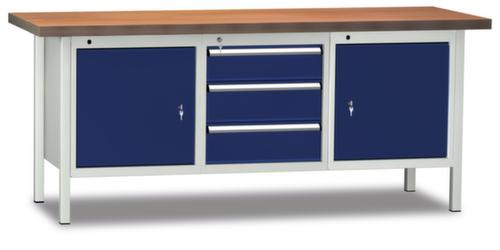 KLW Lutz Werkbank in RAL 7035/5010