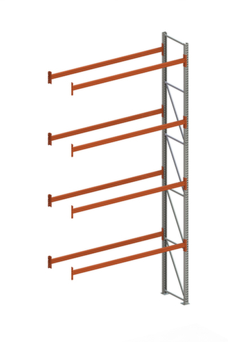 META Palletstelling MULTIPAL voor 10 pallets, 2800 mm breed, 5 opslagniveaus